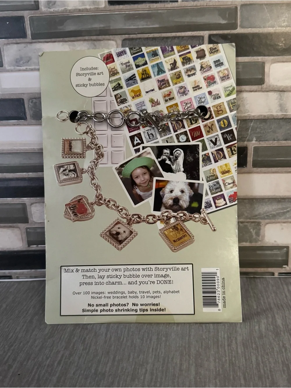 Lucky Feather Storyville DIY Photo Charm Bracelet Kit